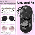 Glasses Case Sunglasses Eyeglass Soft Case Zipper Light Neoprene Pouch - Image 2