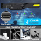 Bud K 48pack Headlamp Rechargeable, 1000 Lumen Headlamps - Image 5