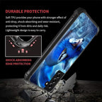 for Samsung Galaxy S21 Case, Snowy Mountain Fox Lake Pattern Graphic Design - Image 5