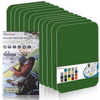 Cahomo 7.9x3.9 inch 12 PCS Nylon Repair Patch Nylon Repair Tape Self Adhesive by Cahomo