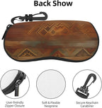 Watercolor Orca Whale Glasses Case Neoprene Portable Zipper Eyeglass Bag - Image 4