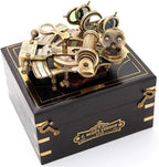 Handmade Astrolabe Brass Sextant inbuild Compass - Image 7