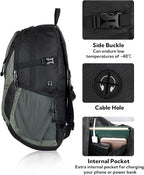 WATERFLY Lightweight Packable Hiking Backpack: 30L Foldable Travel Daypack - Image 4