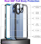 Temdan Compatible with iPhone 17 Case, Waterproof Built-in Screen & Camera - Image 4