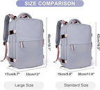coofay Large Travel Backpack For Women Airline Approved Carry On Backpack - Image 2