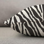 TKS MITLAN Zebra Print Pillow Covers 18 x 18 Inch Black White Leopard Line - Image 6