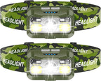 LHKNL Headlamp Rechargeable, Lumen Super Bright Motion Sensor Head Lamp - Image 8