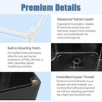 LeMotech Project Box ABS Plastic IP65 Waterproof Dustproof Electrical Junction - Image 5