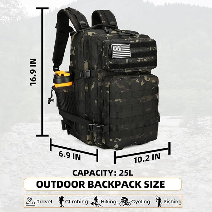 Lovelinks21 25L Tactical Backpack - Image 2