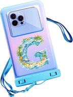 Personalized Initial Waterproof Phone Pouch Case by Unknown