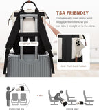 LOVEVOOK Laptop Backpack for Women, 15.6'' Waterproof Nurse Bag Teacher Work - Image 8