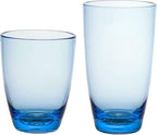 KLIFA- ETON- 15.2 & 20.8 ounce, Acrylic Tumbler & Highball Drinking Glasses Set by KLIFAHome