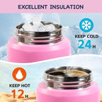 Kerilyn 12oz Kids Water Bottle, Stainless Steel Insulated Water Bottle - Image 4