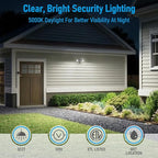 LEONLITE 3CCT LED Security Light, Motion Sensor Outdoor Lights, Dusk to Dawn - Image 5