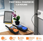 Wishouse Walkie Talkies for Adults Long Range-Rechargeable 4 Pack 2 Way Radios - Image 3