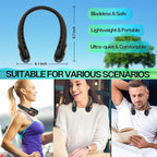 KIDEE Neck Fan Rechargeable, Portable Fan, Upgraded LED Display, 4000 mAh - Image 6