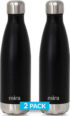 MIRA 2 Pack 17 oz Insulated Water Bottle by MIRA