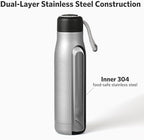 17 oz Stainless Steel Water Bottle Double Wall Vacuum Insulated Kids Wide Mouth - Image 4