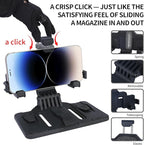 Tactical Gear Plate Carrier Vest Accessories, MOLLE Phone Chest Mount Holder - Image 6