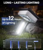 NEWMESSI Solar Pathway Lights for Outside, 4 Pack Garden Light Outdoor - Image 5