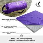 STOVER 5/10/25/30/40/55L Waterproof Dry Bag- Roll-Top Backpack w/Phone Case- - Image 2