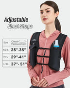Zelvot 2 Pack Running Vest Soft Flask, BPA-Free 500ml Collapsible Water Bottle - Image 7