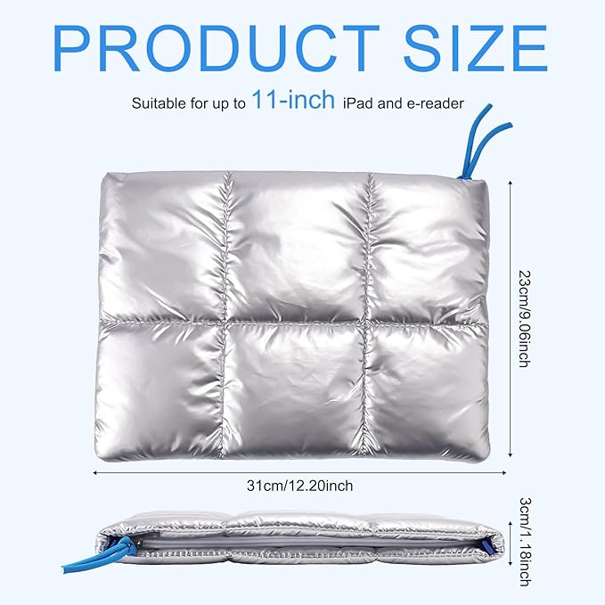 Thermal Sleeve for iPad, 12x9in Thermal Case for Kindle Outdoor Warm Tablet Bag - Image 2