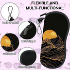 Glasses Case Sunglasses Eyeglass Soft Case Zipper Light Neoprene Pouch - Image 4