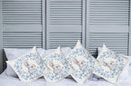 Ambesonne Watercolor Flower Decorative Throw Pillow Case Pack of 4, Bunny - Image 2
