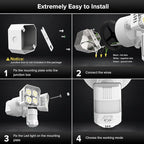 SANSI 7000LM Motion Sensor Outdoor Lights, Brightness LED Flood Lights Outdoor - Image 6