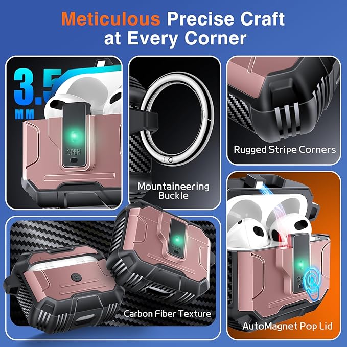 Armoured Heavy Duty for AirPods 4th Generation Case - Image 6