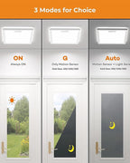 Annaror 12in Motion Sensor Ceiling Light Wired, 3000K 4000K 5000K Selectable - Image 5