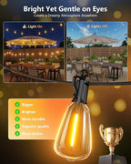 Brightown 76FT Solar String Lights Outdoor Waterproof - Image 2