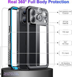 Temdan Compatible with iPhone 17 Pro Max Case, Waterproof Built-in Screen & - Image 4