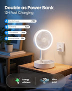 Gaiatop Portable Pedestal Fan 16000mAh Battery, Foldable Oscillating Standing - Image 8