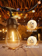addlon 48FT LED Outdoor String Lights - Image 2