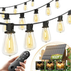 addlon 102 FT Solar String Lights Waterproof, Patio Light Solar Powered by addlon