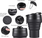 Collapsible Coffee Cup, 16 OZ 480ml Large Silicone Folding Camping Mug - Image 5