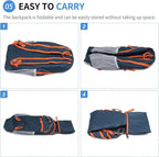 Hiking Daypack Packable, Camping Backpack Water Resistant Lightweight Polyester - Image 6