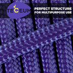 TECEUM Reflective Paracord Rope 1000 – 1000ft/200ft/100ft/50ft – 40+ Colors – - Image 5