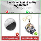 BORKUANA Leather Keychain Holder Case Compatible - Image 3