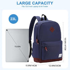 Backpack for Men Women, VASCHY Classic Water-resistant Lightweight Travel - Image 2