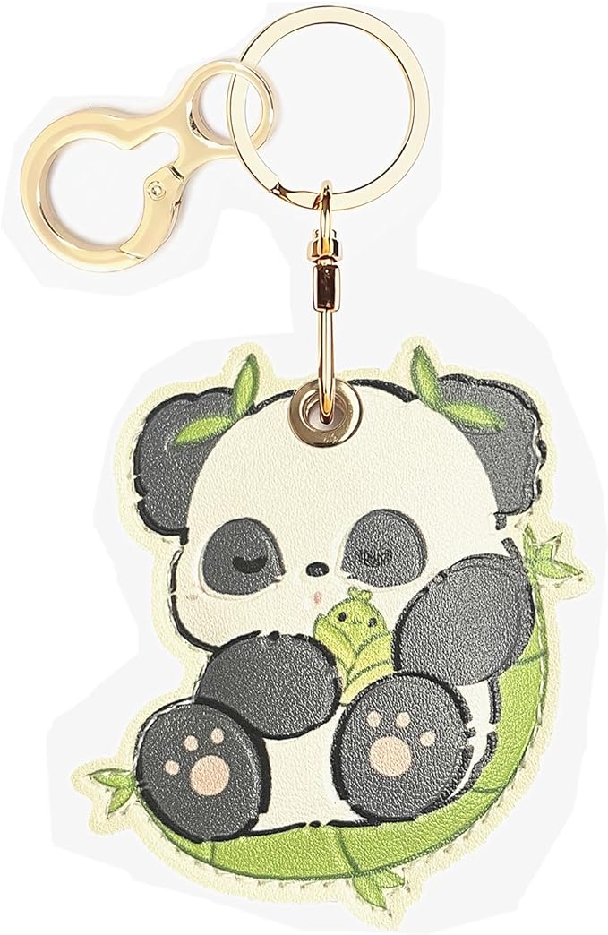 Leather Keychain Holder Case Compatible by BORKUANA