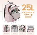 LOVEVOOK Mens Backpack with Giant Tumbler Holder Pocket, 15.6 Inch Everyday - Image 3