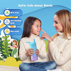 Kids Water Bottle, insulated Stainless Steel Straw Cup - Image 4