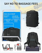 ECOHUB Travel Backpack for Men, Laptop Carry on Backpack - Image 2