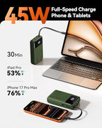 INIU 20000mAh Power Bank, Small Portable Charger, 45W PD Fast Charging Battery - Image 2