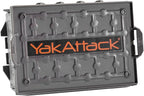 YakAttack TracPak Stackable Storage Box – Battleship Grey | Kayak Fishing Gear by YakAttack