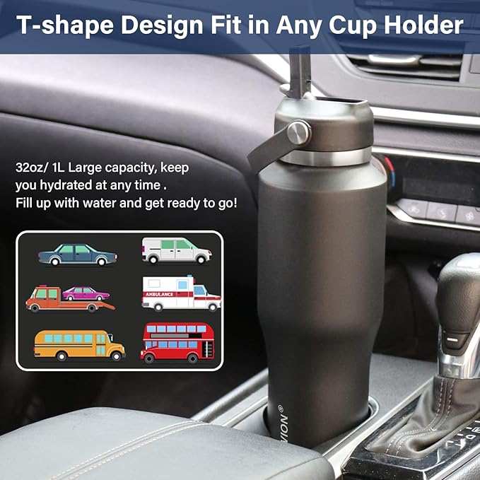 HYDROWION 40 oz Insulated Water Bottle - Image 5