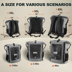 OSAH DRYPAK Waterproof Backpack Dry Bag 35L/55L/85L – Heavy Duty Roll-Top - Image 2